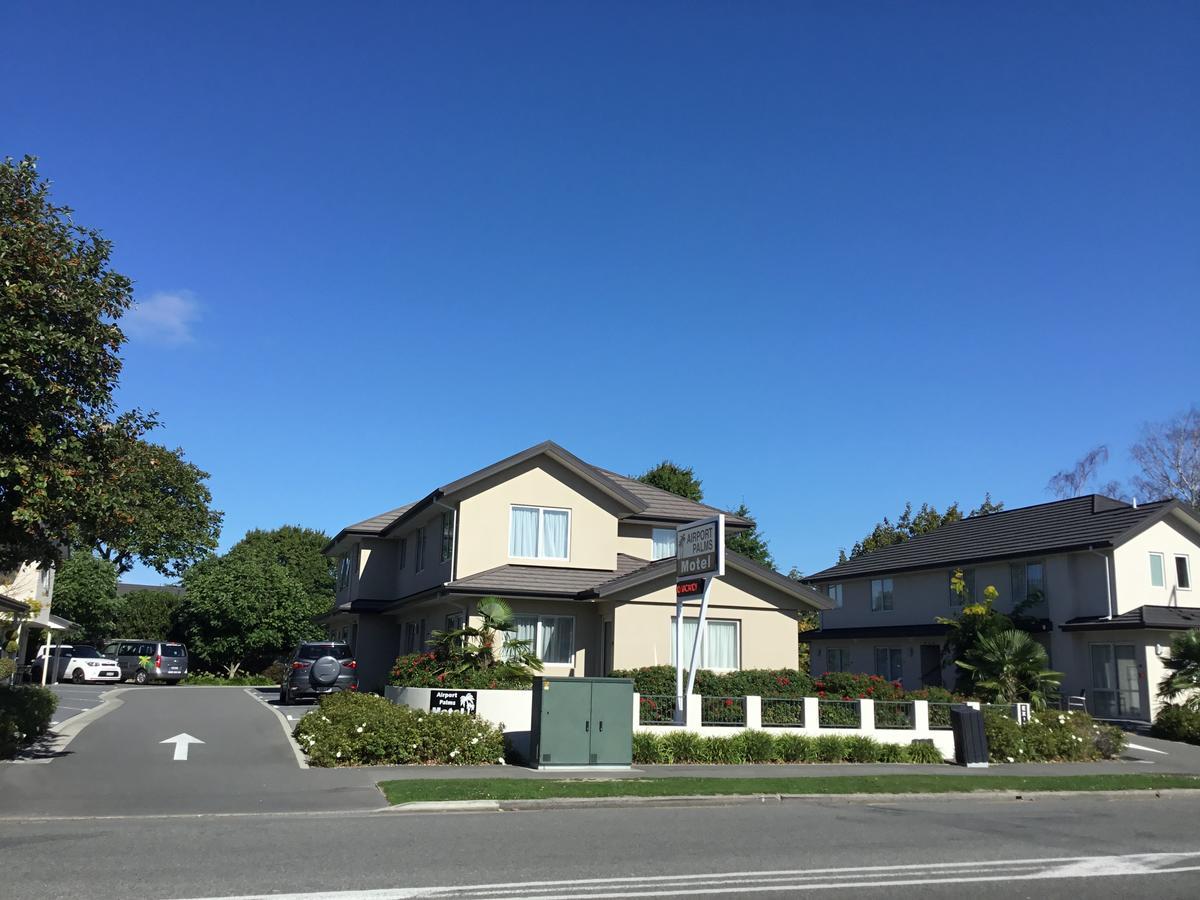 Airport Palms Motel Christchurch Exterior foto