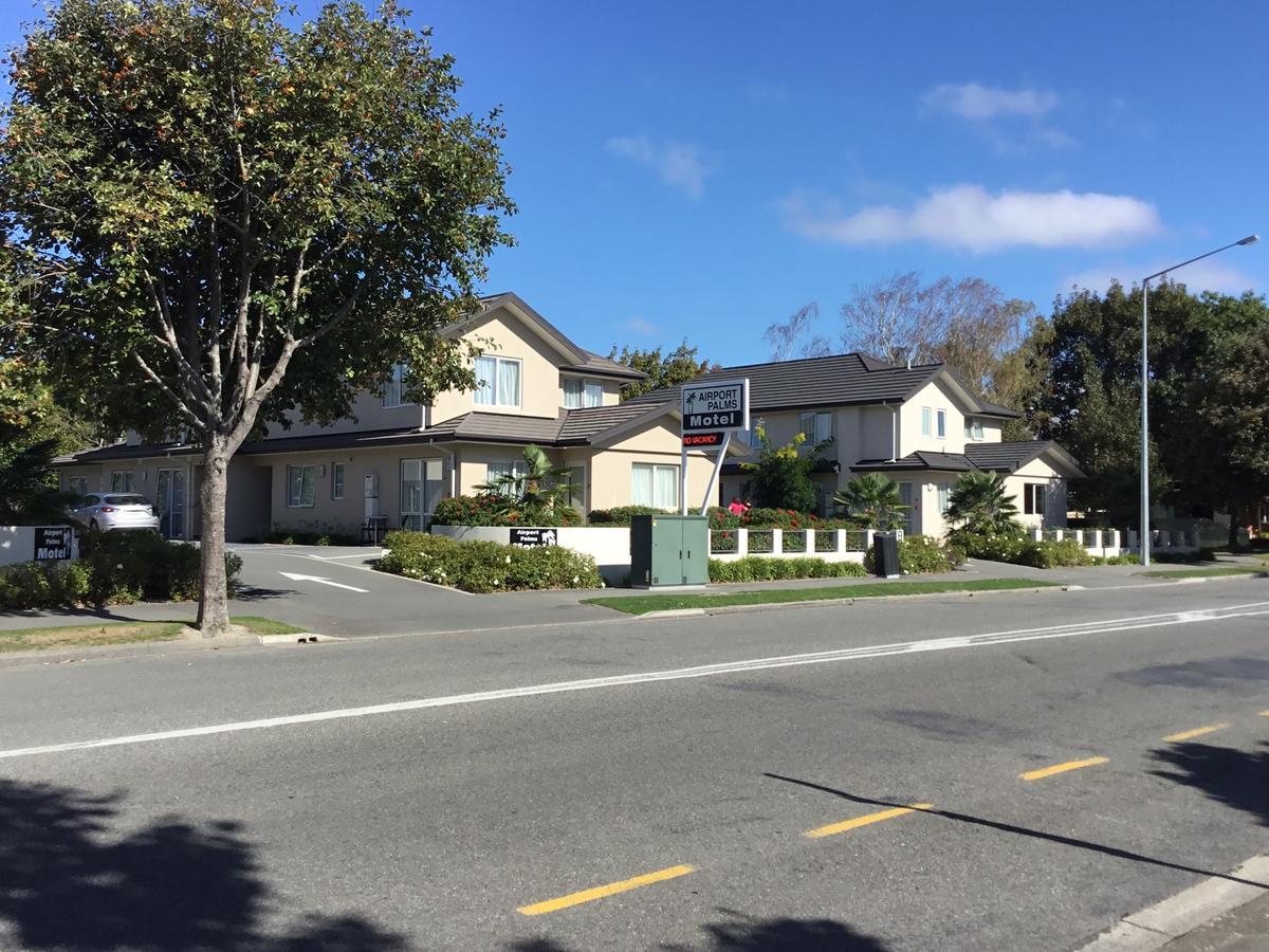 Airport Palms Motel Christchurch Exterior foto