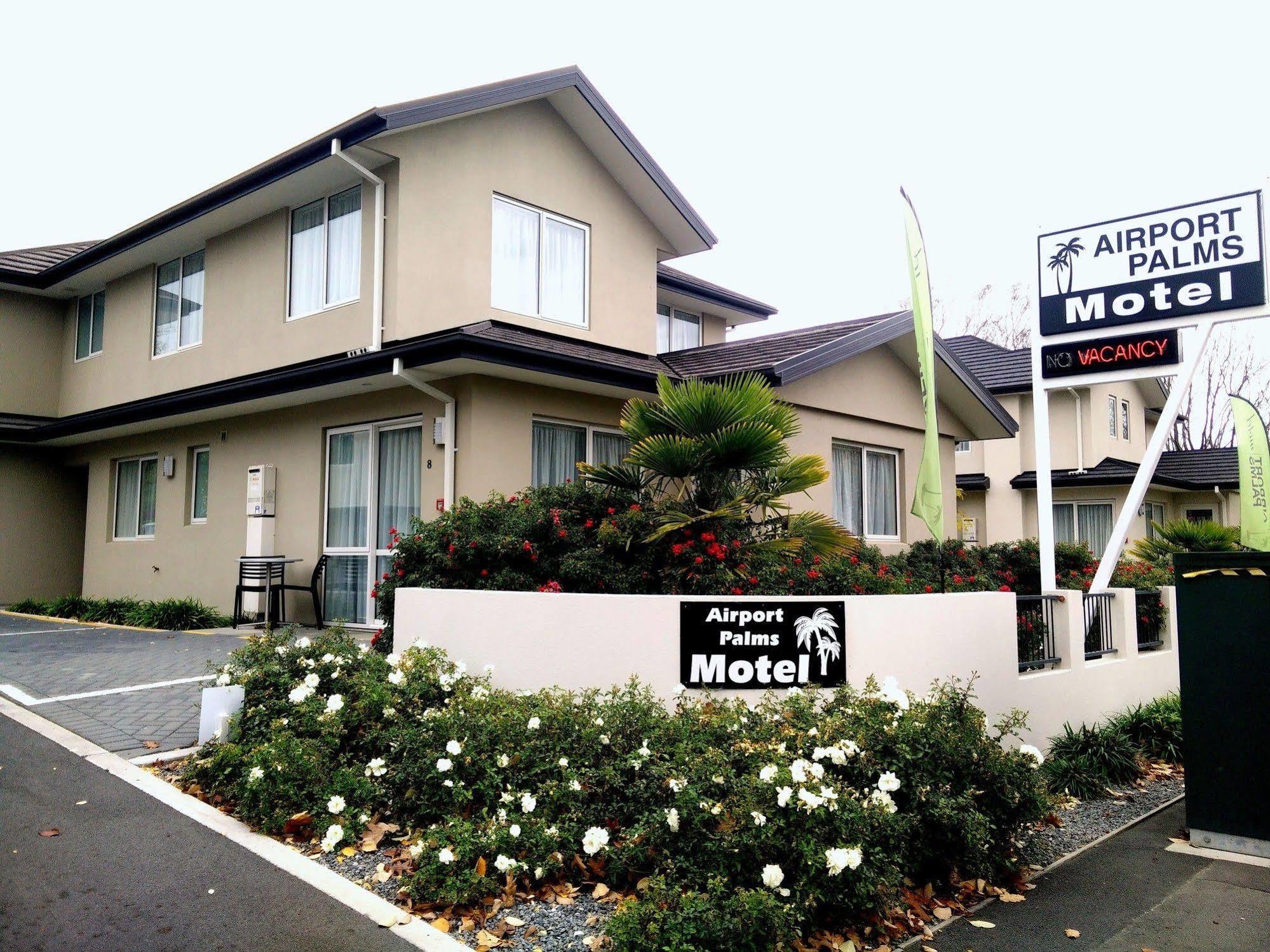 Airport Palms Motel Christchurch Exterior foto