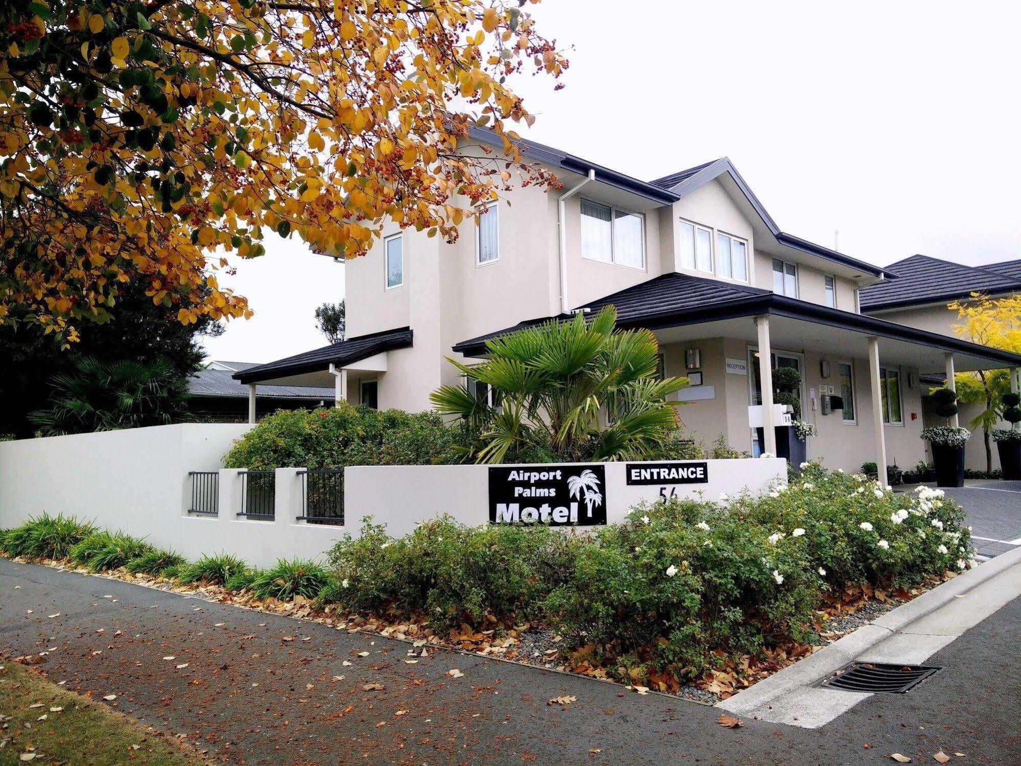 Airport Palms Motel Christchurch Exterior foto