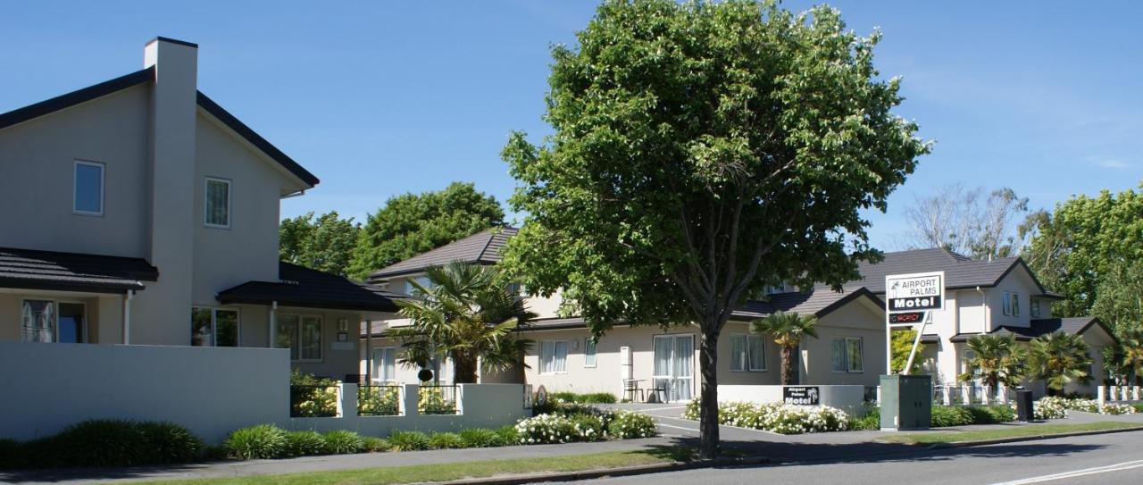 Airport Palms Motel Christchurch Exterior foto