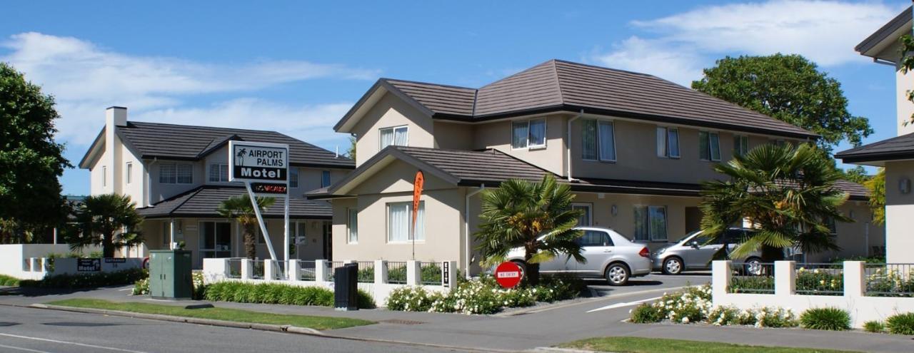 Airport Palms Motel Christchurch Exterior foto